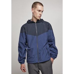 Urban Classics - Effen Overgangsjas - Licht - Polyester - Met Capuchon