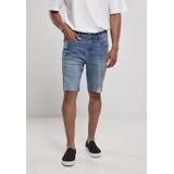 Korte Broeken - Denim - Blauw - 98% Katoen, 2% Elastan