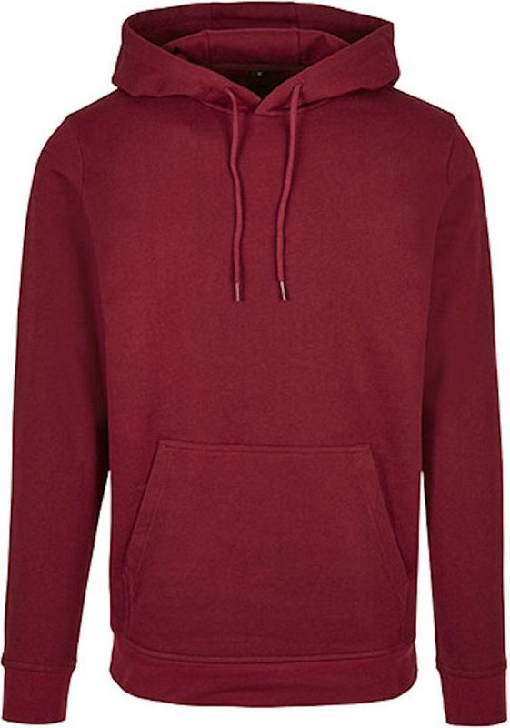Unisex Hoodie 'Basic' met capuchon Burgundy