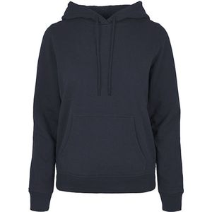 Ladies Basic Hoodie met capuchon Navy