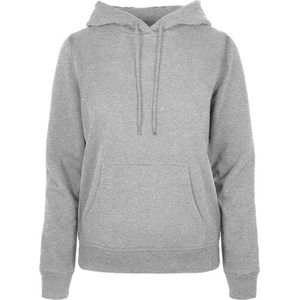 Ladies Basic Hoodie met capuchon Heather Grey