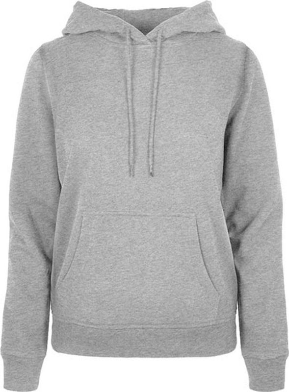 Ladies Basic Hoodie met capuchon Heather Grey