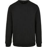 Basic Crewneck Sweater met ronde hals Black