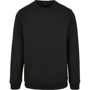 Basic Crewneck Sweater met ronde hals Black
