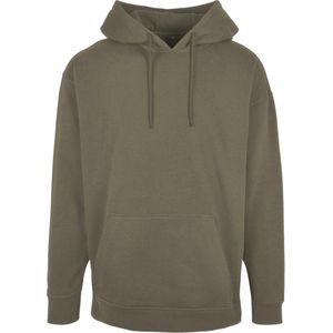 Build Your Brand - Oversized Hoodie - Zwart - Katoenmengsel - Verstelbare Kap