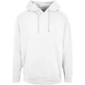 Build Your Brand - Oversized Hoodie - Wit - Met Capuchon