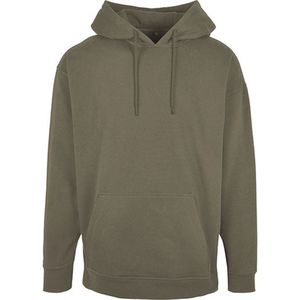 Build Your Brand - Oversized Hoodie - Olive - Katoenmengsel