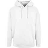 Build Your Brand - Oversized Hoodie - Wit - Met Capuchon