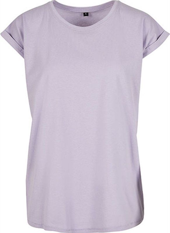Build Your Brand Ladies Extended Shoulder Tee
