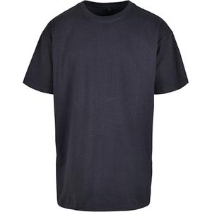 Build your Brand Heavy Oversize Tee BY102 - Navy
