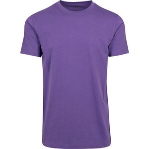 Build your Brand T-Shirt Round Neck BY004 - Cobalt Blue