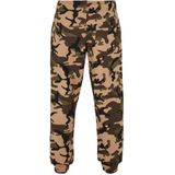 Urban Classics - Basic Camo 2.0 woodcamo Heren joggingbroek - Groen