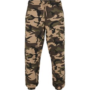 Urban Classics - Basic Camo 2.0 woodcamo Heren joggingbroek - Groen