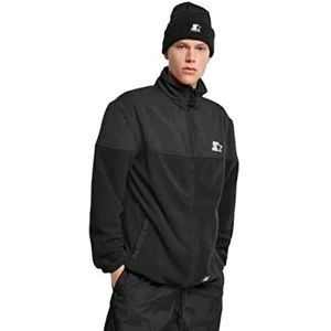 STARTER BLACK LABEL Heren Starter Polarfleece Jacket, zwart, S