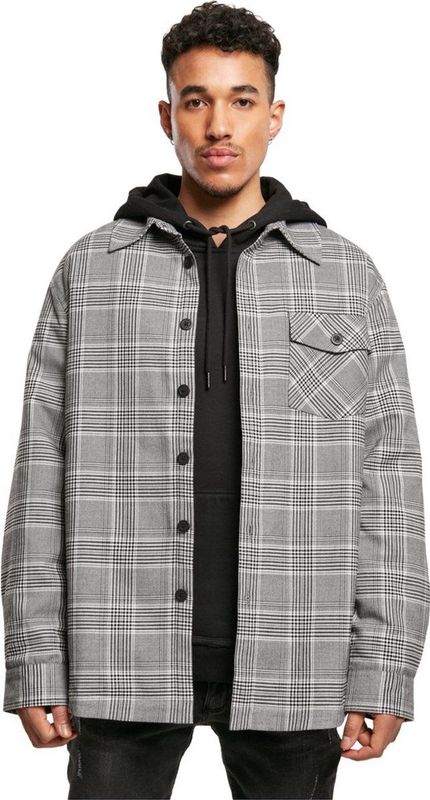 Cayler & Sons - Out Plaid - Herenjas - Zwart/Wit - Katoen/Viscose/Elastaan