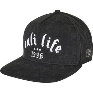 Cayler & Sons Metal Life Unisex Baseball Cap, zwart/wit, One Size, Zwart/Wit