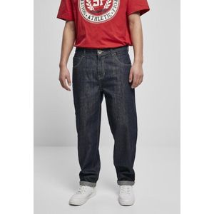 Southpole - Embroidery Denim raw Broek rechte pijpen Blauw