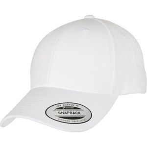 Urban Classics - Premium Curved Visor Snapback Pet - Wit