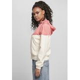 Urban Classics - Ladies Arrow Windbreaker - Damesjas - Paleprose-Roze/Wit