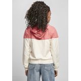 Urban Classics - Ladies Arrow Windbreaker - Damesjas - Paleprose-Roze/Wit