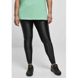 Urban Classics - Highwaist Shiny Metalic Legging - Zwart
