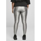 Urban Classics - Highwaist Shiny Metalic Legging - Zilverkleurig