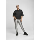 Urban Classics - Highwaist Shiny Metalic Legging - Zilverkleurig