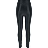 Urban Classics - Highwaist Shiny Metalic Legging - Zwart