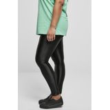 Urban Classics - Highwaist Shiny Metalic Legging - Zwart
