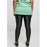 Urban Classics - Highwaist Shiny Metalic Legging - Zwart