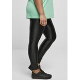 Urban Classics - Highwaist Shiny Metalic Legging - Zwart