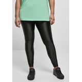 Urban Classics - Highwaist Shiny Metalic Legging - Zwart