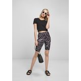 Urban Classics - Korte Cycle Broek - Zwart - AOP Geometric