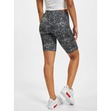 Urban Classics - AOP 2-Pack Korte cycle broek - Zwart/Wit