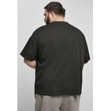 Urban Classics - Oversized Henley Heren T-shirt - Zwart