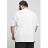 Urban Classics - Oversized Mock Neck Heren T-shirt - Wit