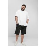 Urban Classics - Oversized Mock Neck Heren T-shirt - Wit