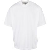 Urban Classics - Oversized Mock Neck Heren T-shirt - Wit