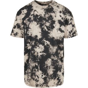 Urban Classics - Oversized Bleached Heren T-shirt - Zwart