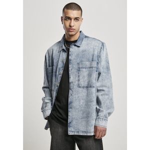 Urban Classics - Overhemd - Denim - Light Skyblue - 100% Katoen