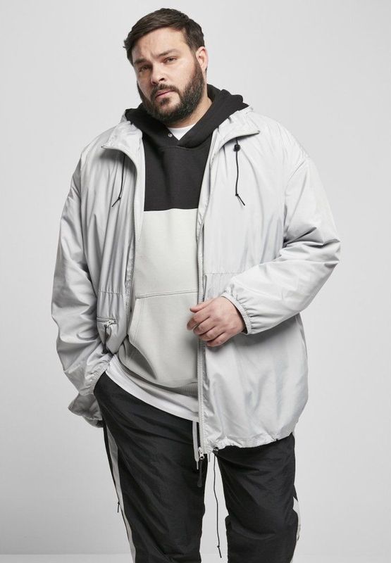 Urban Classics - Waterproof Oversized Track Jas - Herenjack - Zwart - 100% Polyester
