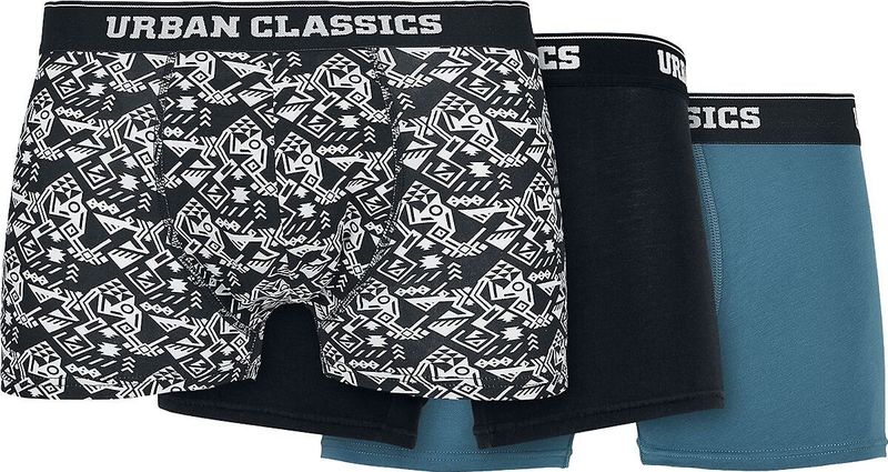 Urban Classics - Organic 3 Pack - Boxerset - Meerkleurig - 95% Katoen (Organisch)