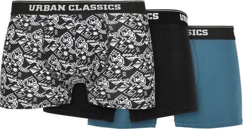 Urban Classics - Organic 3 Pack - Boxerset - Meerkleurig - 95% Katoen (Organisch)