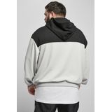 Urban Classics - Upper Block Hoodie/trui - Bordeaux rood/Zwart