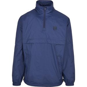 Urban Classics - Windjack - Donkerblauw - Heren - Met Opstaande Kraag