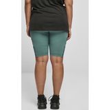 Urban Classics - High Waist Tech Mesh Korte cycle broek - Groen