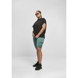 Urban Classics - High Waist Tech Mesh Korte cycle broek - Groen