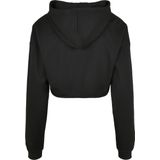 Urban Classics - Oversized Cropped Hoody - Sweatshirt - Zwart - 65% Katoen, 35% Polyester