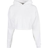 Urban Classics - Oversized Cropped Crop Hoodie - Wit