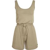 Jumpsuit - Effen - Jersey - Mouwloos - Verstelbare Taille